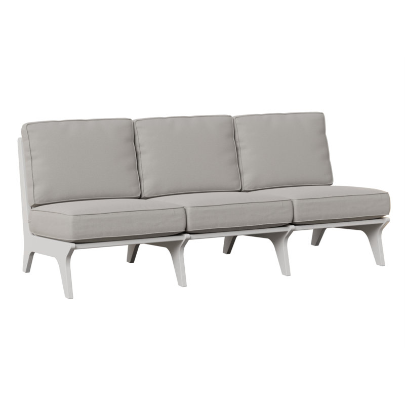Canapé et coussins Hartley, Cast Sage, Matte White