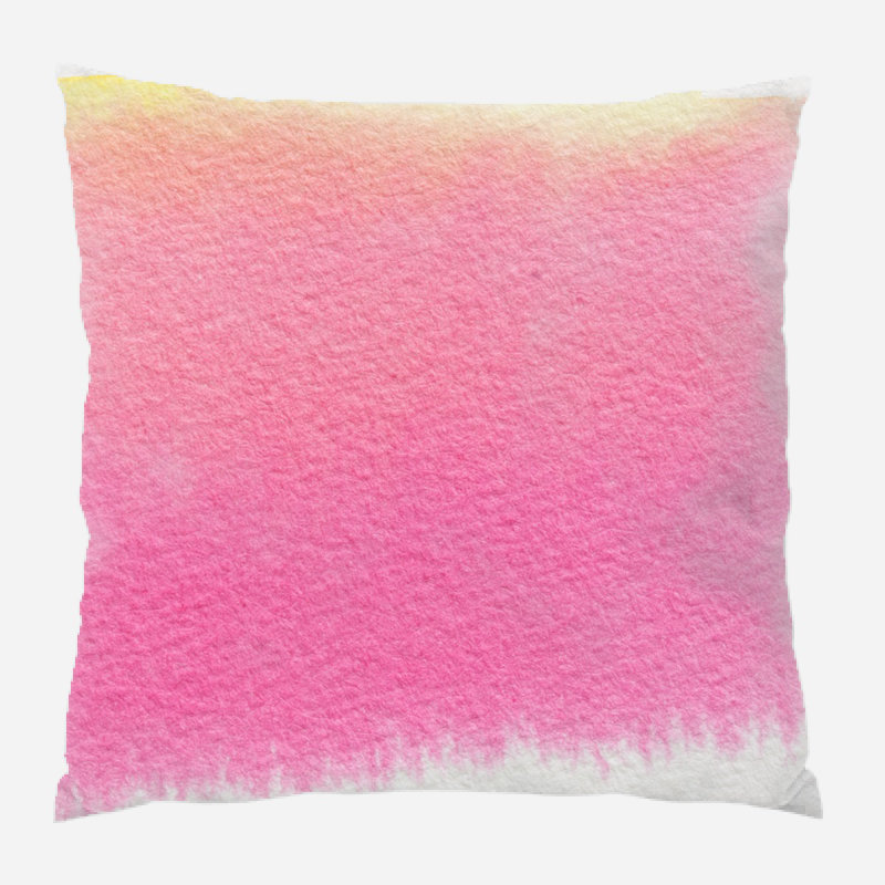 Coussin watercolour Dorantes, Microsuède, Intérieur