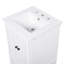Meuble-lavabo de 20 po avec lavabo, armoire de salle de bain avec deux portes, butoir de porte magnétique et patins réglables, tiroir