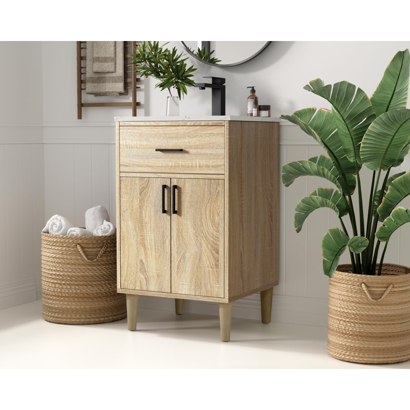 Chandler 20 inch Single Bathroom Vanity, Mango Wood