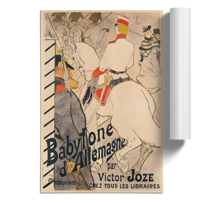 Babylone Dallemagne by Henri de Toulouse Lautrec - Frameless Print
