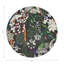 Sabi Jungle Beige Vegan Leather Round Coasters-1204487318