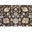 Tapis noir noué à la main de conception unique 9 pi 1 po x 12 pi 4 po Lumnie