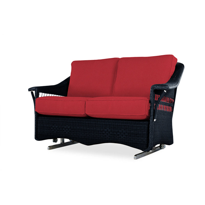 Nantucket Outdoor 2 - Seat Loveseat, Friendly Flax, Ebony