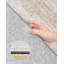 Tapis lavable à rayures rétro antidérapant (beige)-490636258-471381059
