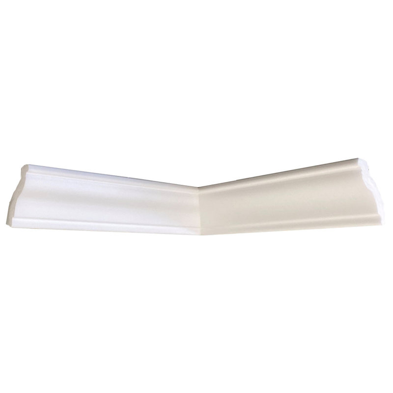 Moulure couronnée en polystyrène à coller de L 78,74 po x l 1,81 po x H 1,81 po x P 1,58 po Julio pi.