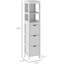 Armoire de salle de bain étroite, armoire de rangement étroite