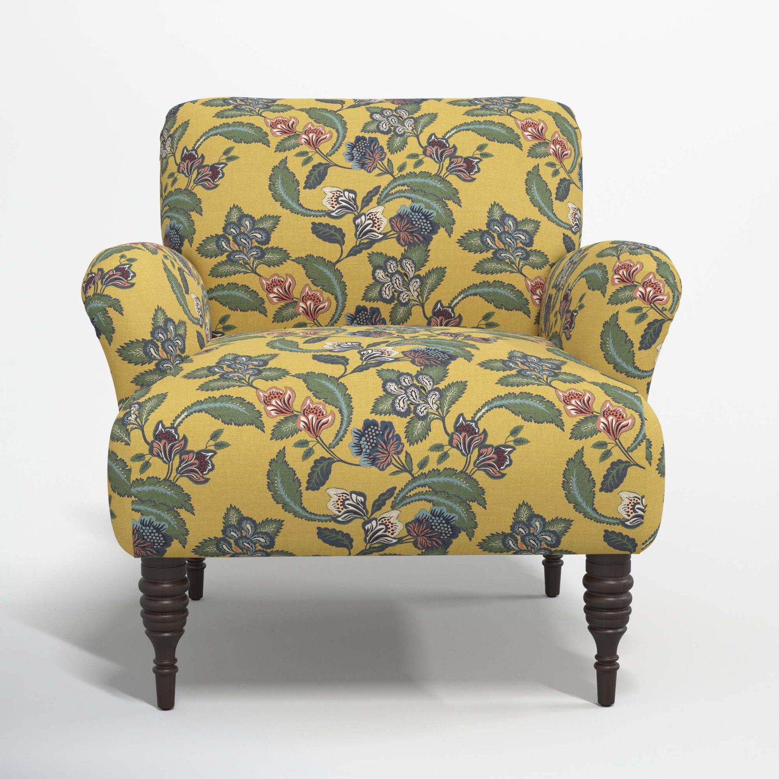 Allura Armchair, Libby Floral Gold