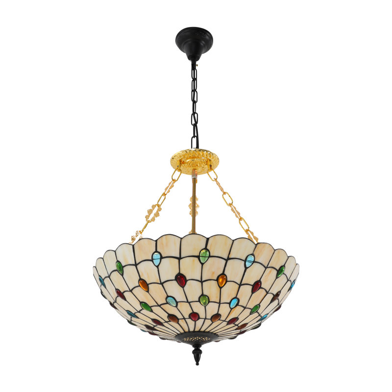 Lustre géométrique à intensité variable 5 lumières Soila