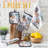 PREMIUS 5 Piece Printed Kitchen Linen Set, Baking Chef, 2 Cotton Towels, 2 Pot Holders, 1 Oven Mitt