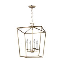 Chapman & Myers Riverside Lantern in Antique Brass by Visual Comfort  Signature at Destination Lighting