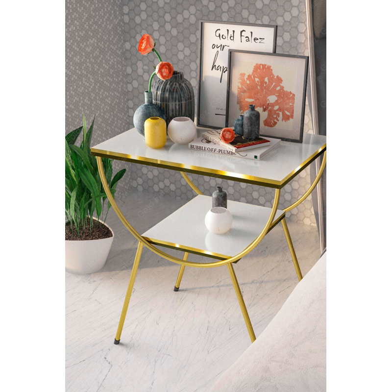 Aveline 18cm Console Table, White