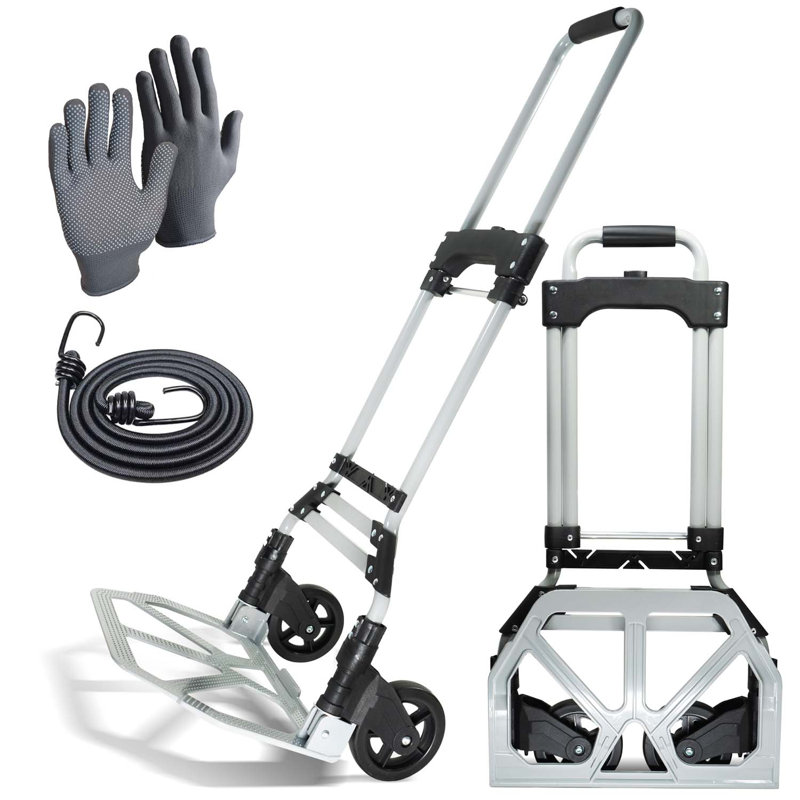 Heavy Duty Folding Aluminium Dollies 80KG Load Capacity Dollinger