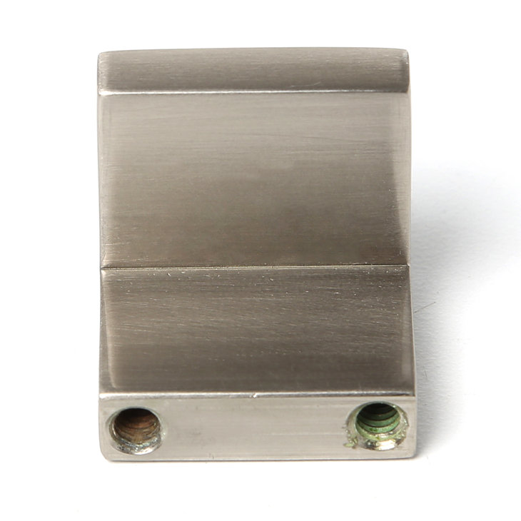 Taraudage d'un centre à l'autre, Nickel satiné, 1"