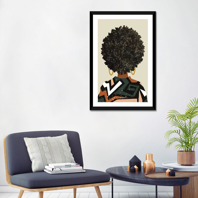 «Black Art Matter», reproduction d'impression, Blanc, H 24 po x l 32 po x P 1 po, Papier encadré noir