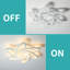 Modern 6-Light 64cm LED Flush Mount-644392235