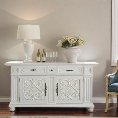 Retro White Sideboard