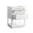 Allie 24" Single Bathroom Vanity with Gray Quartz Top-258980939-258980982