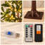 Lampe sur pied à DEL 71 po avec 8 modes d'éclairage et télécommande pour Noël, mariage et fêtes