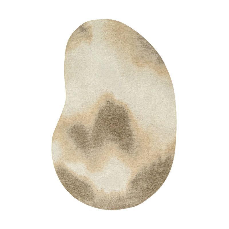 Jacquard Green Indoor / Outdoor Rug, Beige, Rectangle 170 x 235 cm