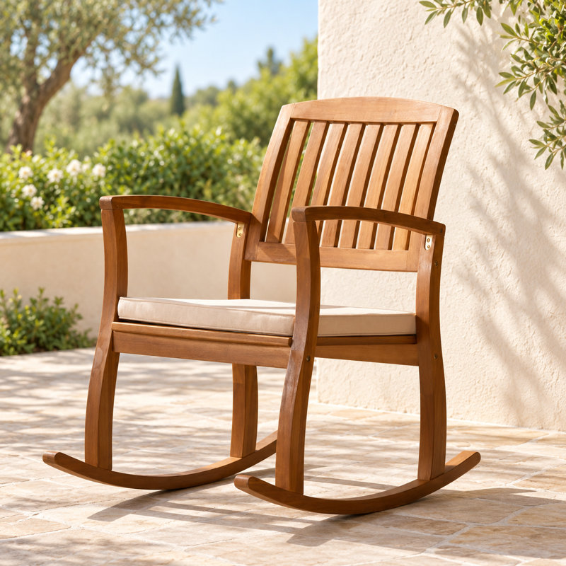 Solid Wood Rocking Chair