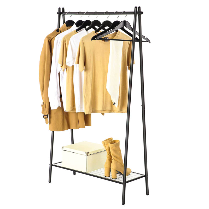 Dimmick 92.5cm Clothing Rack, Matte Black