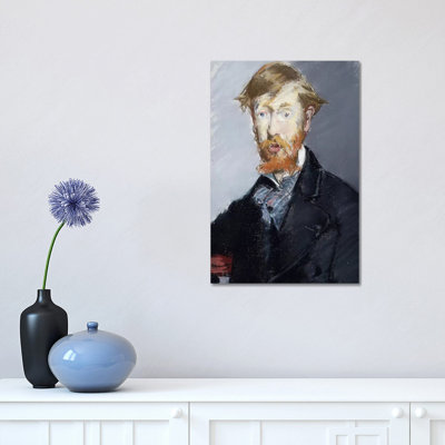 George Moore by Edouard Manet - Wrapped Canvas Painting