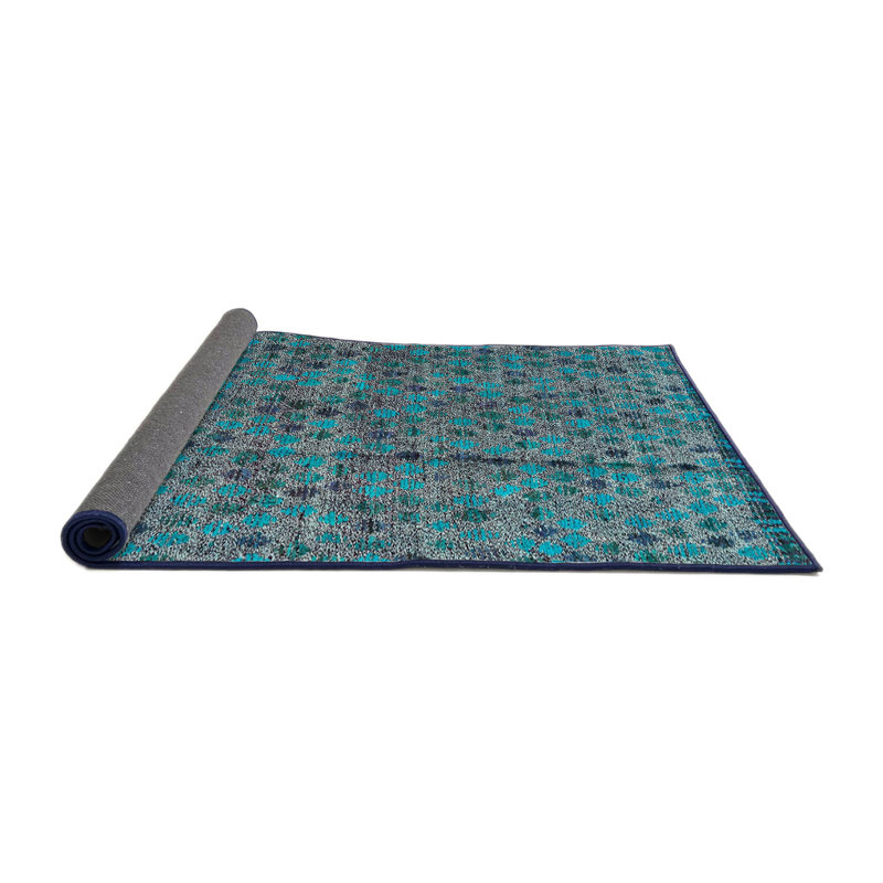 Tapis abstrait moderne 4361, Rond 7 pi