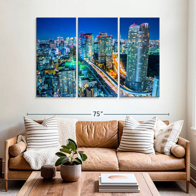 Sireci Bustling Tokyo, 42" H x 65" W