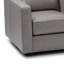 Fauteuil pivotant en cuir Thirsk