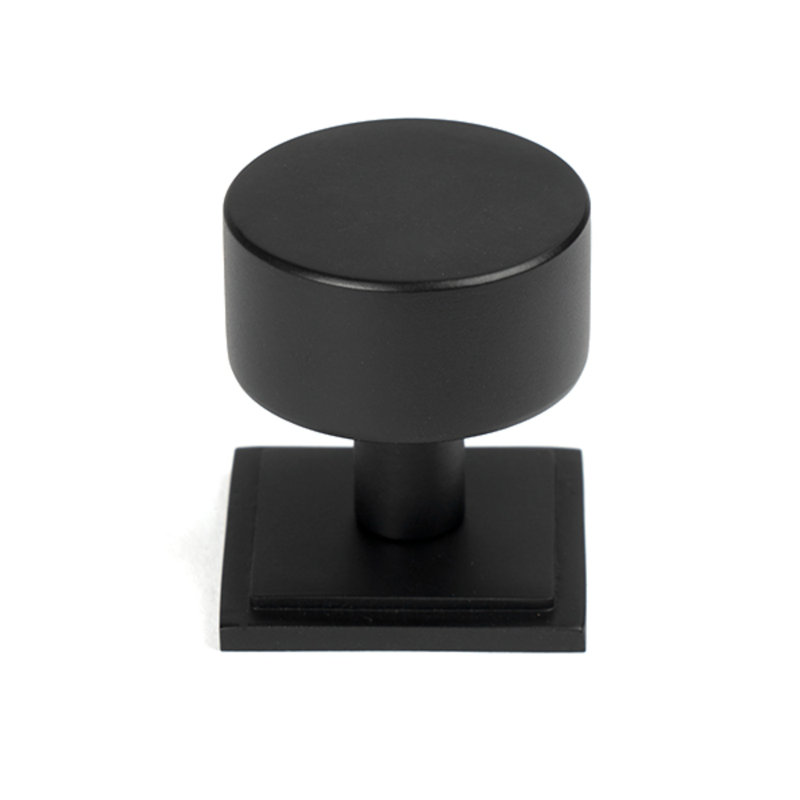 320mm Square Knob, Matt Black