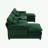 5-Piece Upholstered U-Shaped Sectional-1067949262