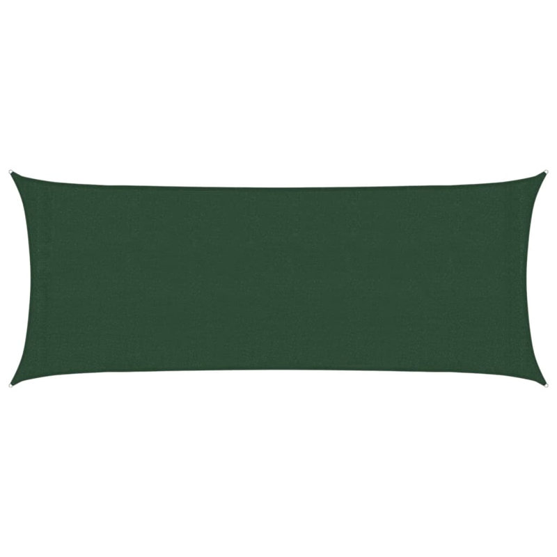 Ayushi 2m x 5m Rectangular Shade Sail, Dark Green