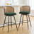 Cane Back Swivel Upholstered Stool-310099297-310099302-323371339