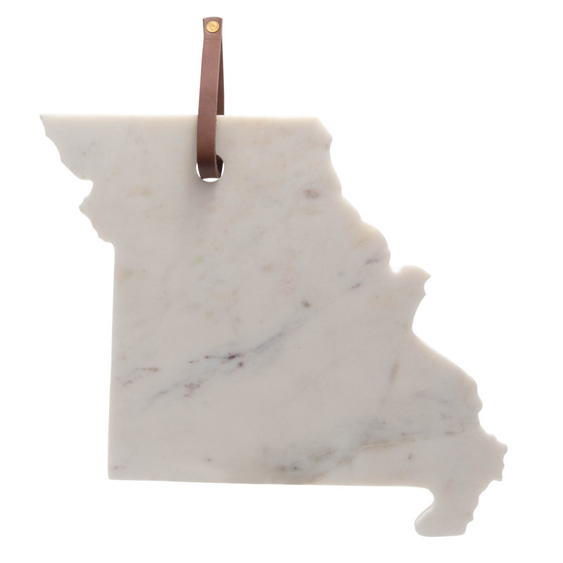 Large Rectangular Polished Marble Cutting Board