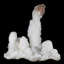 Stilbite sur un ensemble de stalactites calcédoine