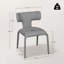 Dining Chair Set of  2, Upholstered Kitchen Chair with Backrest and Soft Cushion, Metal Frame Covered in Faux Leather, Suitable for Kitchen, Living Room and Bedroom-1749292584-1749292589