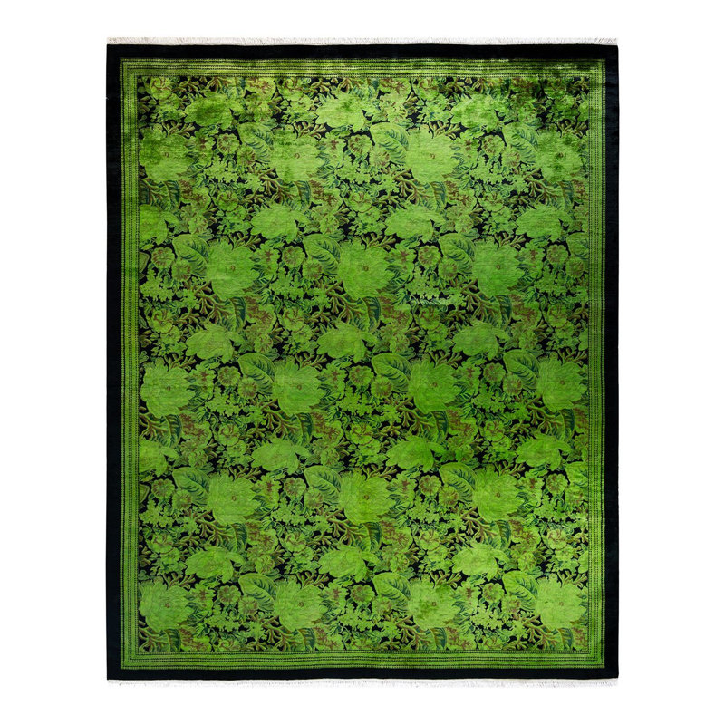Fine Vibrance One-of-a-Kind 8' 1" X 10' 1" Hand Knotted Area Rug