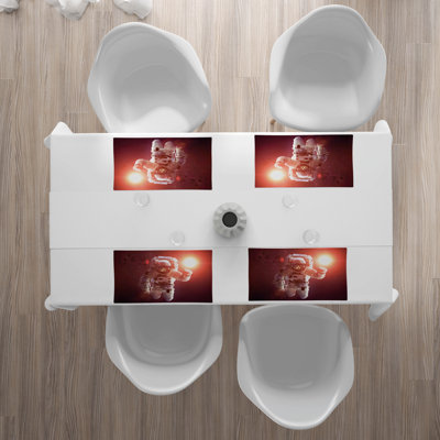 Polyester Abstract Rectangle Placemat