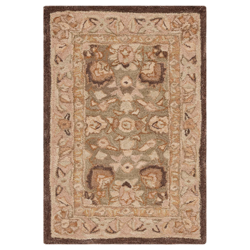 Tingley Hand Tufted Wool Oriental Rug, Rectangle 2' x 3'
