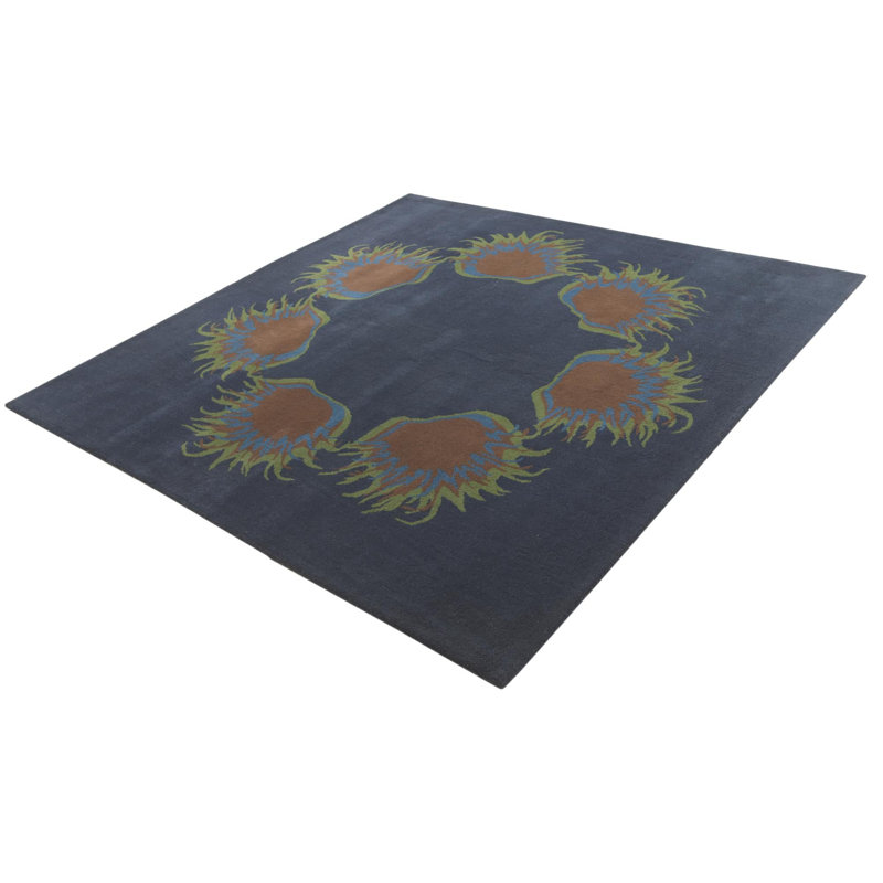 Tapis carré bleu marine Odenton