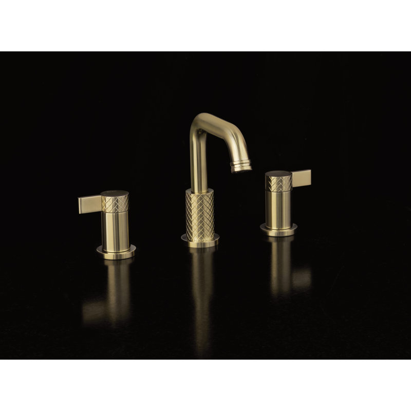 Tenerife™ Widespread Bathroom Faucet with Drain Assembly, Antique Gold