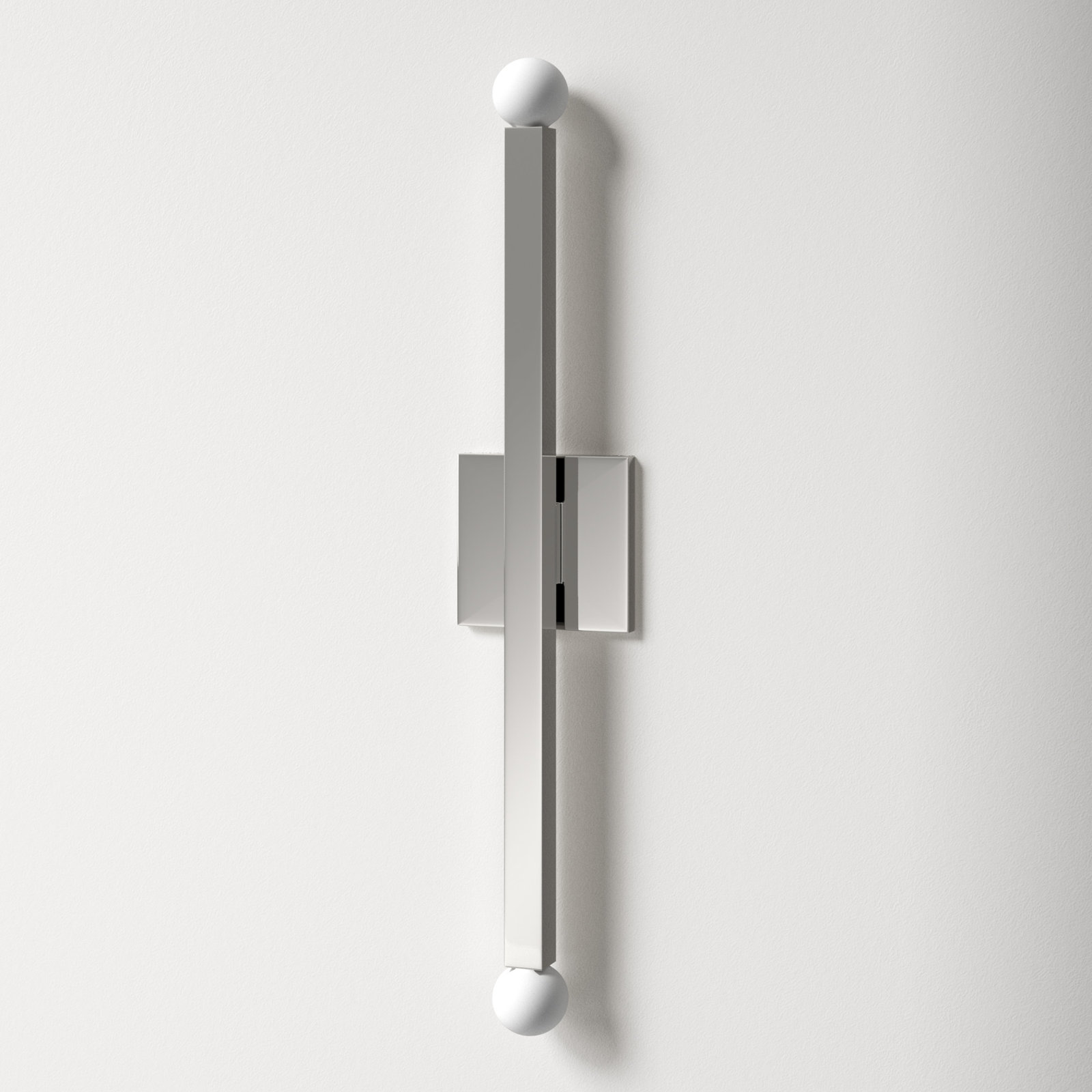 Peary 2-Light Dimmable Wallchiere, Polished Nickel