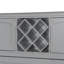 Grand lit mural, lit gris avec support à vin, peu encombrant pour les petits espaces, armoires dissimulées faciles à utiliser, support de matelas confortable