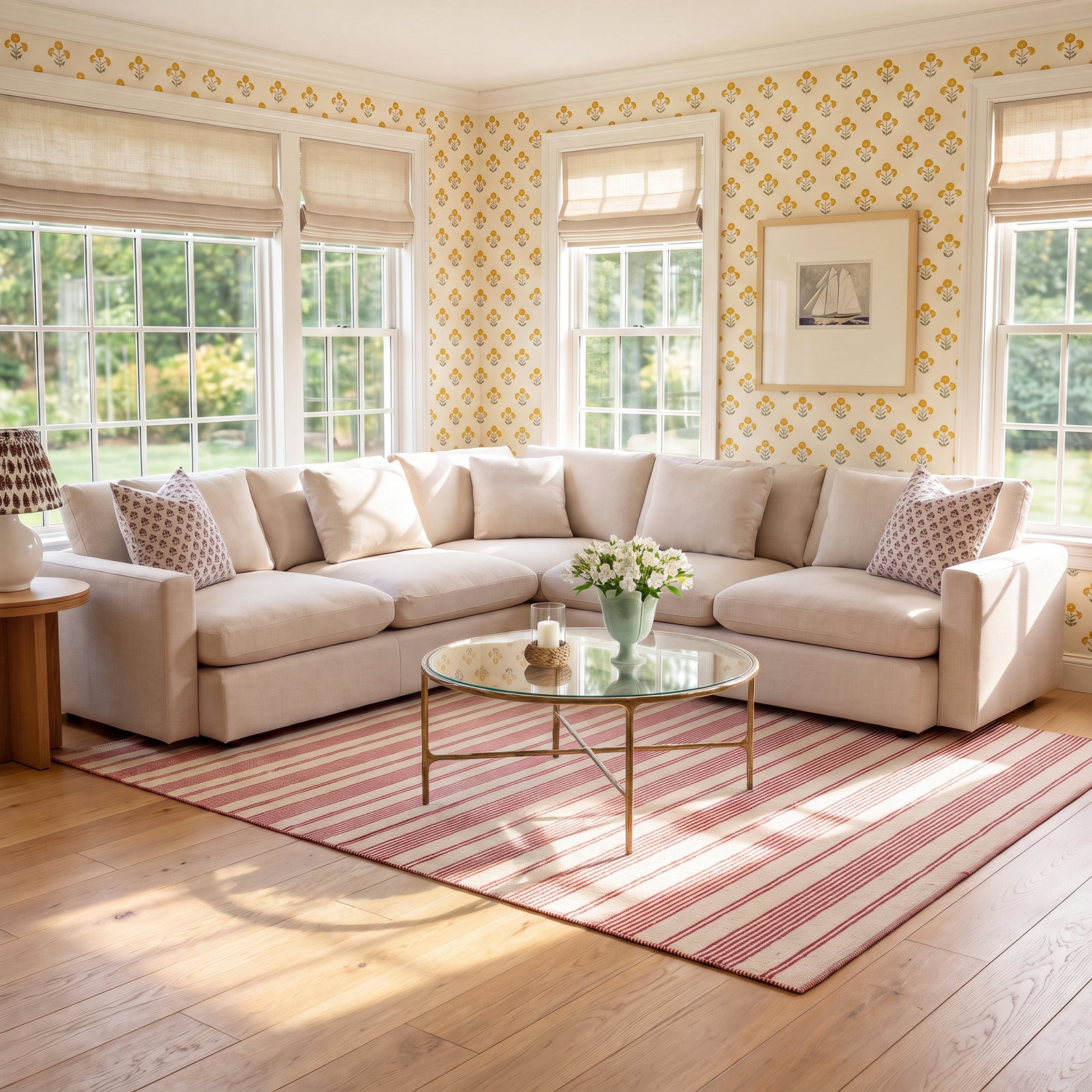 Desma Upholstered Down Filled L-Sectional