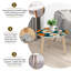 Ensemble de 2 tables basses gigognes Triangle