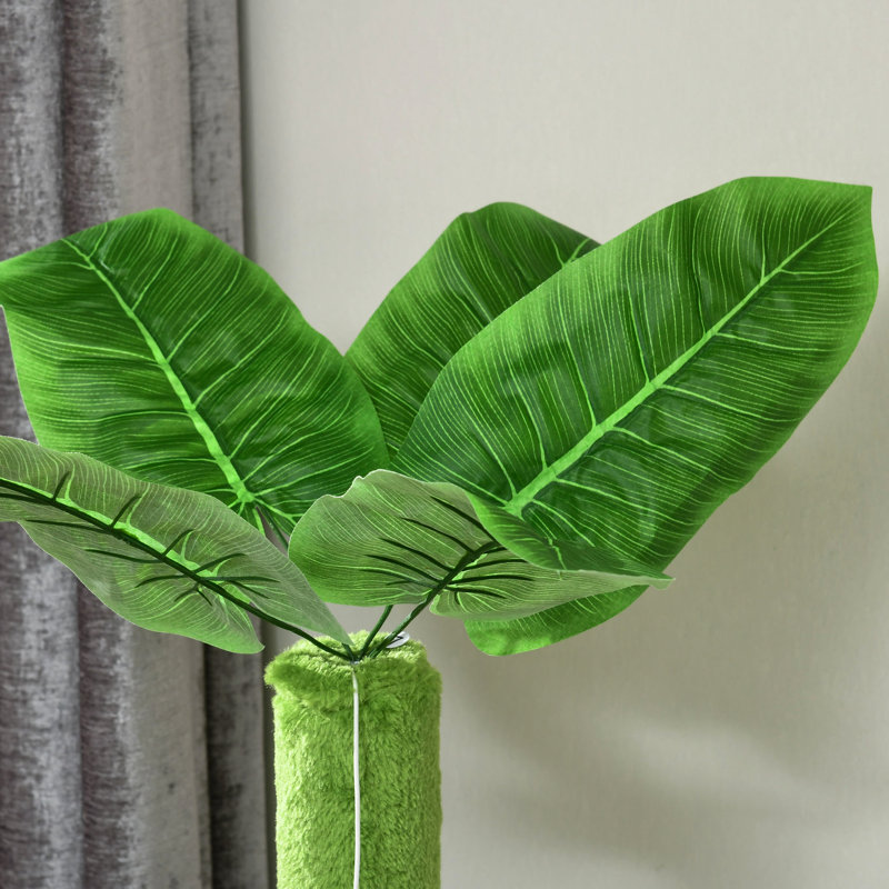 Arbre de bonheur de 56 po pour chat d'intérieur, inclus, grattoir, plateformes, jeux, etc. Conserve vos biens. Matériau confortable. Construction pour les chats, avec basculement. Protège la maison