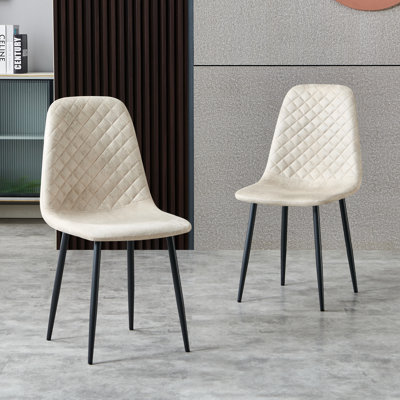 Archie-Jac Modern Suede Upholstered Dining Chair