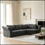 Canapé modulaire avec accoudoir droit, accoudoirs larges et coussins décoratifs-991003613