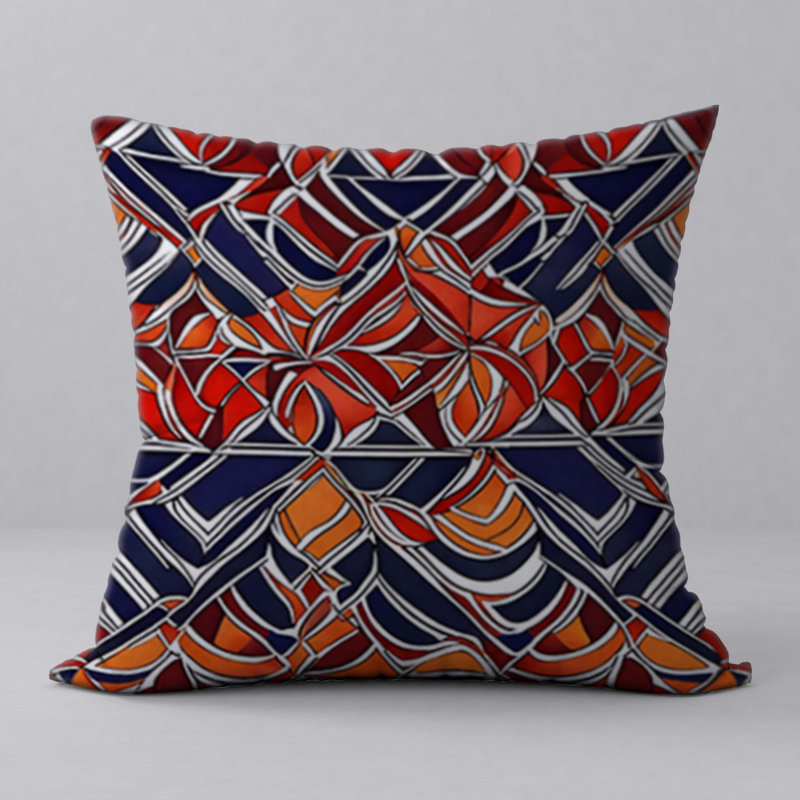  Housse et insert de coussin décoratif en polyester